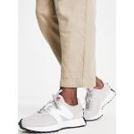 Sneakers stringate larghezza E grigio chiaro numero 40 di gomma per Donna New Balance 327 