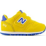 Sneakers basse larghezza A eleganti gialle numero 22,5 chiusura velcro per bambini New Balance 373 
