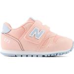 Sneakers basse larghezza A scontate eleganti rosa numero 26 chiusura velcro per bambini New Balance 373 