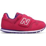 Sneakers basse larghezza E casual rosa numero 21 chiusura velcro per bambini New Balance 373 