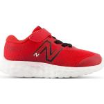 Sneakers larghezza E scontate rosse numero 24 in mesh traspiranti per bambini New Balance 520 