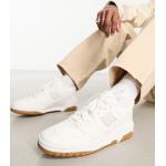 Sneakers stringate larghezza E bianche numero 40 di gomma antiscivolo per Donna New Balance 550 