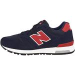 New Balance 565, Sneaker Uomo, Navy/Red, 40.5 EU