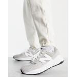 Sneakers stringate larghezza E grigio chiaro numero 36 antiscivolo per Donna New Balance 57/40 
