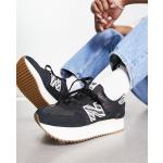 Sneakers stringate larghezza E scontate nere numero 41,5 di gomma per Donna New Balance 574 