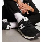 New Balance - 574 - Sneakers nere e bianche-Nero