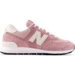 Sneakers stringate larghezza E rosa numero 38,5 di gomma antiscivolo per Donna New Balance 574 