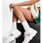 Sneakers stringate larghezza E bianche numero 43 di gomma antiscivolo per Donna New Balance 608 