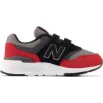 Sneakers larghezza E scontate rosse numero 35 di pelle chiusura velcro a strappo per bambino New Balance 997 H 