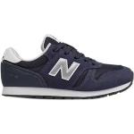 Sneakers basse larghezza E classiche blu numero 36 con stringhe per bambini New Balance 373 v2 