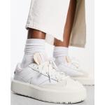 Sneakers stringate larghezza E bianche numero 37 di gomma antiscivolo per Donna New Balance CT302 