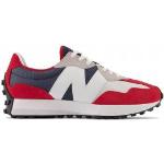 New Balance Scarpe Uomo Sneakers 327 in Nylon e Suede colore Natural Indigo e Team Red