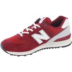 Sneakers larghezza E casual rosse numero 45,5 per Donna New Balance 574 