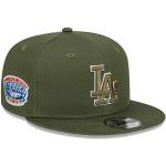 New era 9fifty los angeles dodgers side patch script olive green