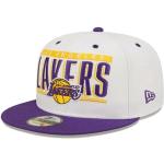 Cappelli retrò viola con visiera piatta New Era Snapback Los Angeles Lakers 