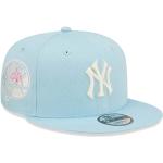 Cappelli azzurri di cotone con visiera piatta New Era 9FIFTY New York Yankees 