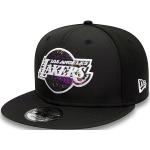 Cappelli neri in poliestere con visiera piatta New Era 9FIFTY Los Angeles Lakers 