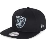 Cappelli neri di cotone con visiera piatta per Donna New Era Snapback NFL 