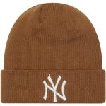 Cappelli invernali marrone chiaro a tema New York per Uomo New York Yankees 