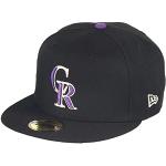 New Era Colorado Rockies MLB cap 59Fifty Basecap Baseball Kappe Schwarz - 6 7/8-55cm (S)