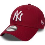 Cappellini scontati casual rossi di cotone all over per Uomo New Era New York Yankees 