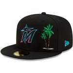New Era Miami Marlins MLB Black City Palm Orange 59Fifty Basecap