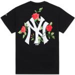 Magliette & T-shirt scontate nere S taglie comode di cotone a fiori a tema New York ricamate New Era MLB New York Yankees 