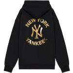 Felpe scontate nere L di cotone manica lunga con cappuccio New Era MLB New York Yankees 
