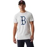New Era Mlb Seasonal Team Logo Boston Red Sox Short Sleeve T-shirt Beige S Uomo
