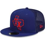 New Era MLB Texas Rangers 2022 Batting Practice 59Fifty Fitted Cap - Colore Blu, Blu, 56/57 cm