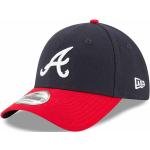 Cappelli estivi scontati blu navy in poliestere per Uomo New Era MLB Atlanta Braves 