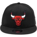 Cappelli scontati neri a tema Chicago con visiera piatta per Uomo New Era 9FIFTY Chicago Bulls 