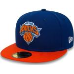 New Era Nba League Basic 59fifty York Knicks, Snapback Cap Uomo, Navy Orange, 7 1 8 56.8 cm