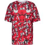 Magliette & T-shirt rosse M taglie comode a tema Chicago ricamate New Era Bulls Chicago Bulls 