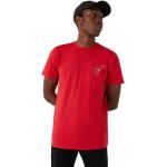 New Era Nba Fade Logo Chicago Bulls Short Sleeve T-shirt Rosso S Uomo