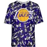 Magliette & T-shirt viola S taglie comode ricamate New Era NBA Los Angeles Lakers 