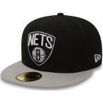 Cappelli neri con visiera piatta per Uomo New Era Snapback Brooklyn Nets 