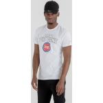 New Era Nba Regular Detroit Pistons Short Sleeve T-shirt Bianco L Uomo