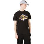 Magliette & T-shirt nere M mezza manica con scollo rotondo per Uomo New Era NBA Los Angeles Lakers 