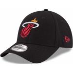 Cappellini scontati neri in poliestere per Uomo New Era NBA Miami Heat 