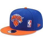 Cappellini blu in poliestere a tema New York per Uomo New Era Snapback New York Knicks 