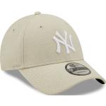 Cappellini scontati beige a tema New York per Uomo New Era Diamond Era New York Yankees 