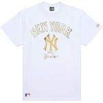 Magliette & T-shirt scontate bianche L a tema New York mezza manica con manica corta New Era New York Yankees 