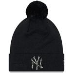 Cappelli invernali neri a tema New York per Donna New Era MLB New York Yankees 