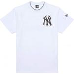 Magliette & T-shirt scontate bianche taglie comode a tema New York mezza manica con manica corta New Era New York Yankees 