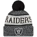 Cappelli invernali neri con pon pon per Uomo New Era Oakland Raiders NFL 