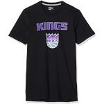 New Era Sacramento Kings T-Shirt, Maglietta da Uomo, Nero, 3XL