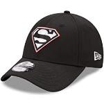 Cappellini 52 eleganti neri XL per Uomo New Era 9FORTY Superman 