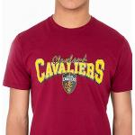 New Era T-Shirt Mm Nba Cleveland Bordeaux/Giallo S