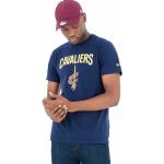Magliette & T-shirt scontate blu di cotone mezza manica ricamate per Uomo New Era Cleveland Cavaliers 